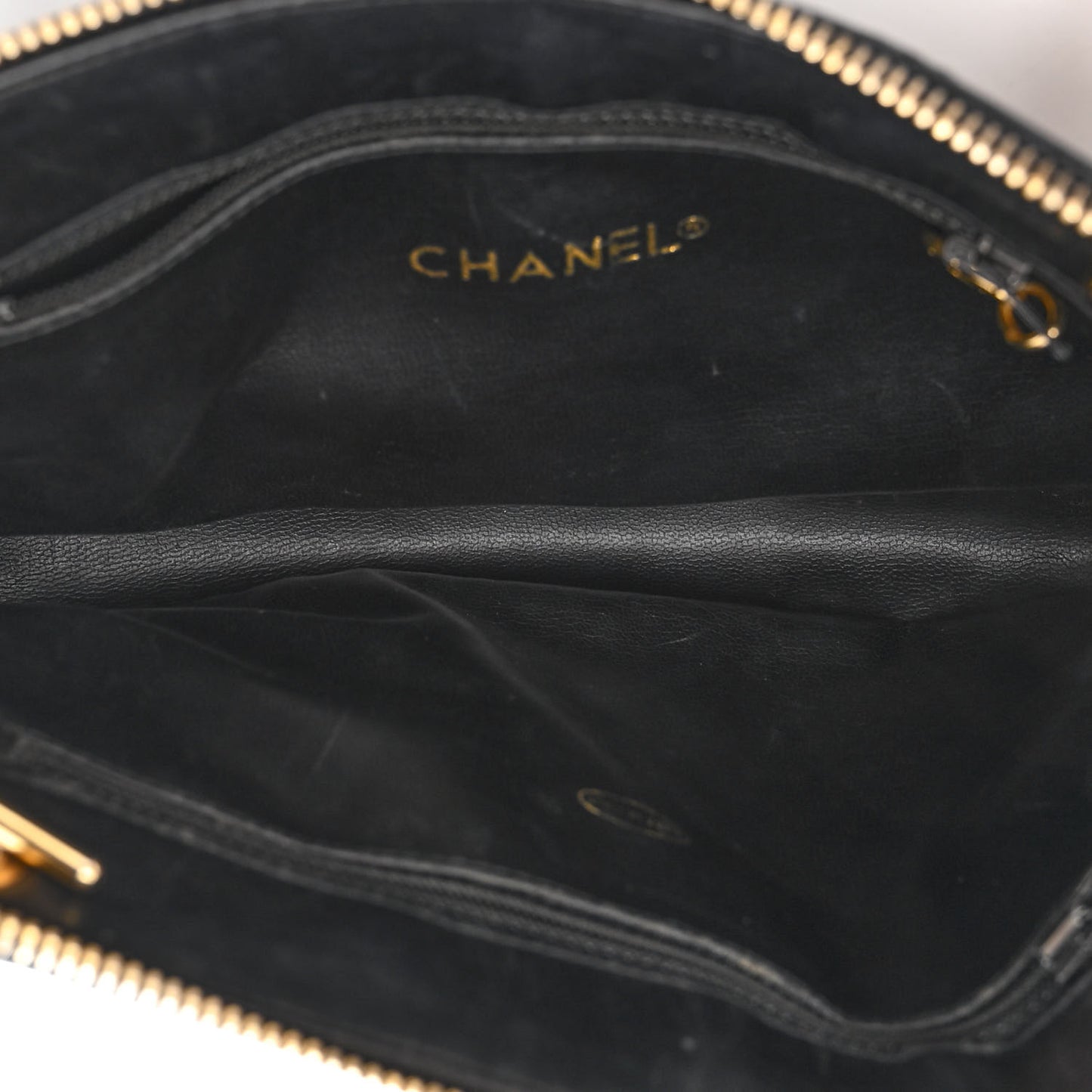 Lambskin Quilted CC Tote Black