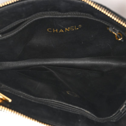 Chanel Lambskin Quilted CC Tote Black 5 of 10