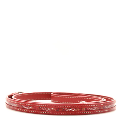 Goyard Goyardine Dog Leash Red 2 of 4