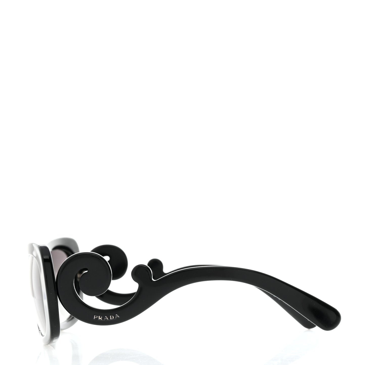 Acetate Baroque Sunglasses SPR 27O Black