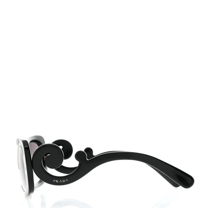 Prada Acetate Baroque Sunglasses SPR 27O Black 3 of 7