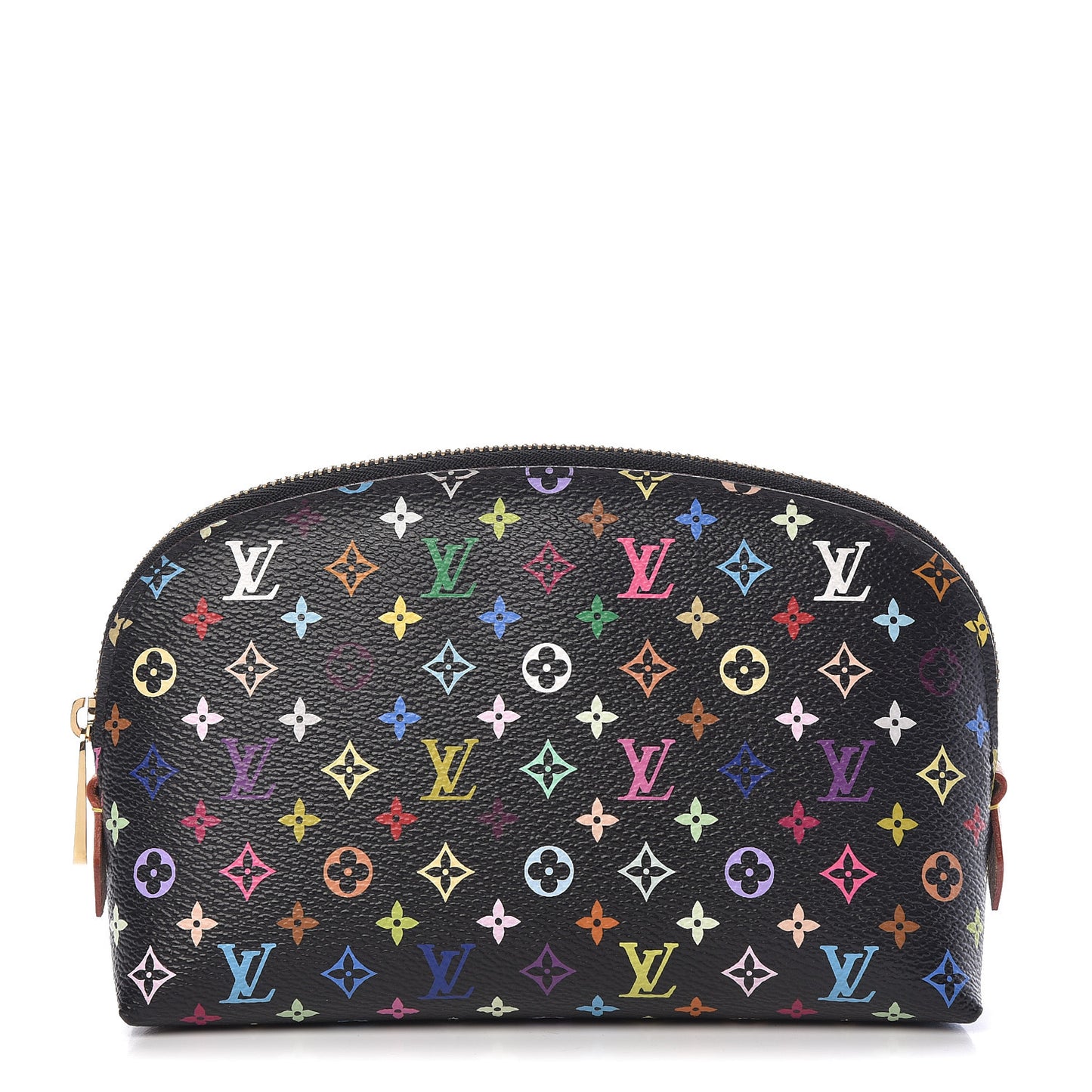 Monogram Multicolor Cosmetic Pouch Black Grenade