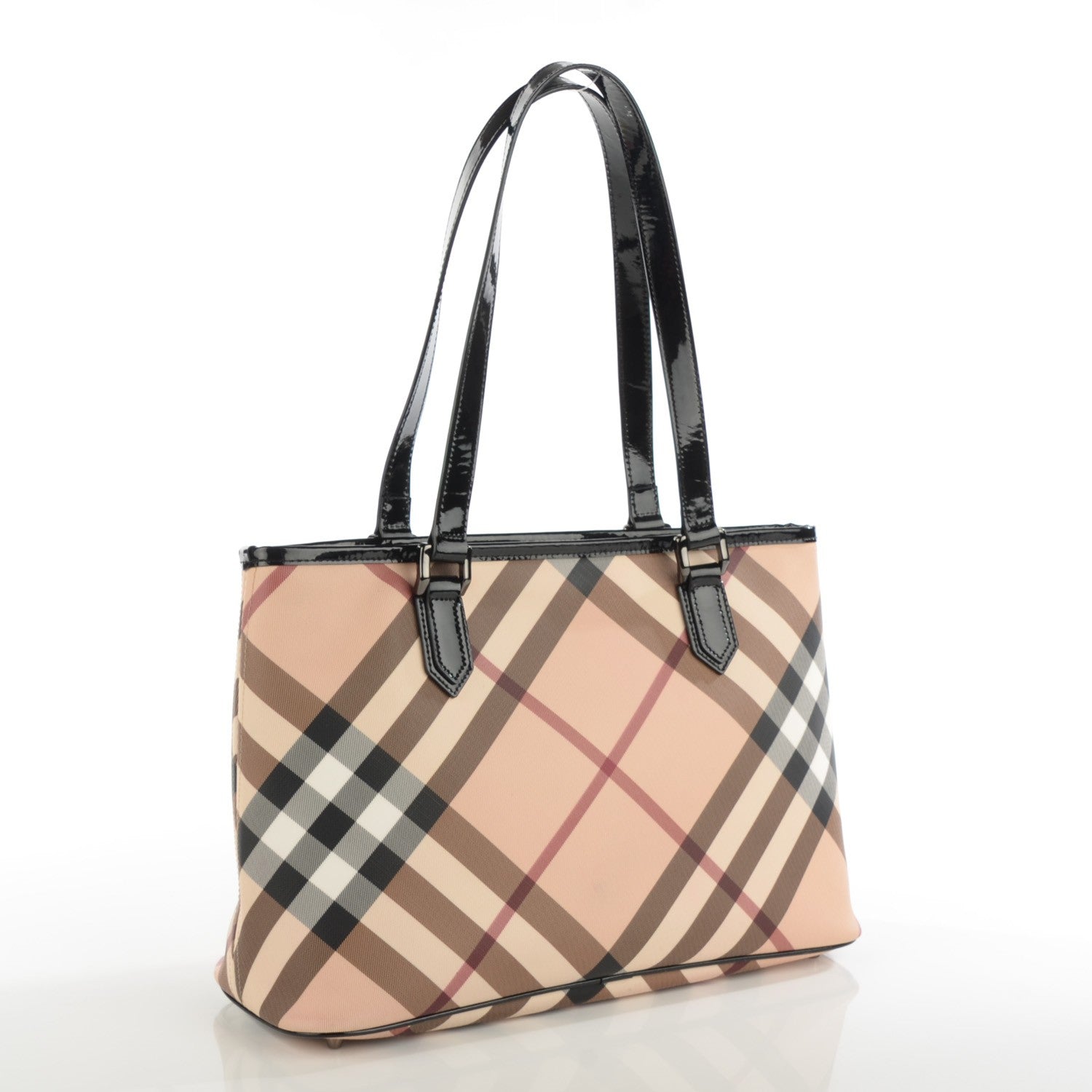 Burberry Nova Check Medium Tote Black 3 of 8