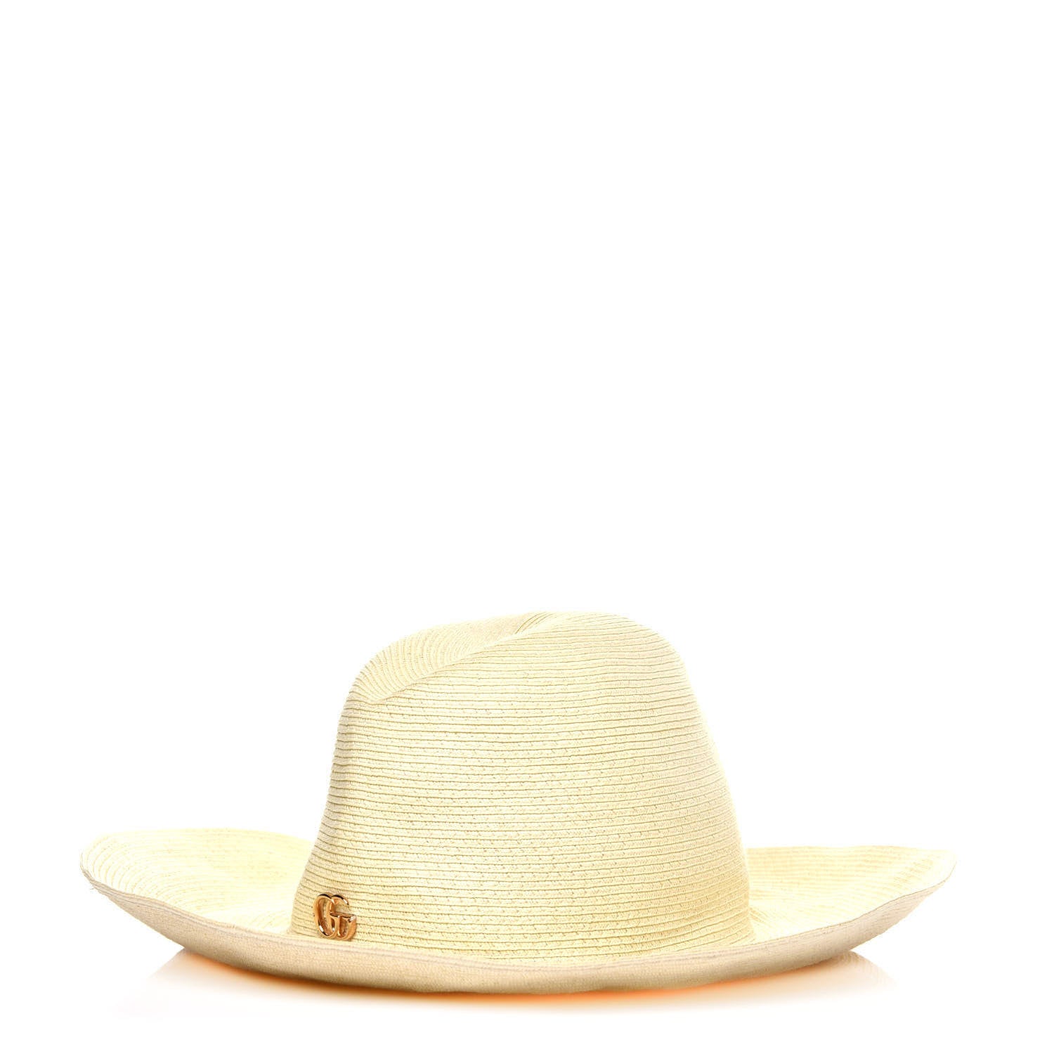 Gucci Raffia Double G Hat Ivory 1 of 9