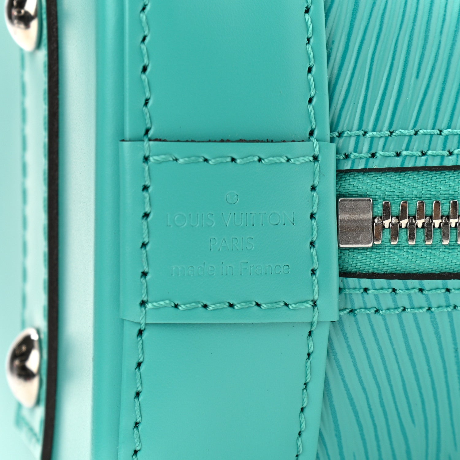 Louis Vuitton Epi Alma BB Turquoise 6 of 10