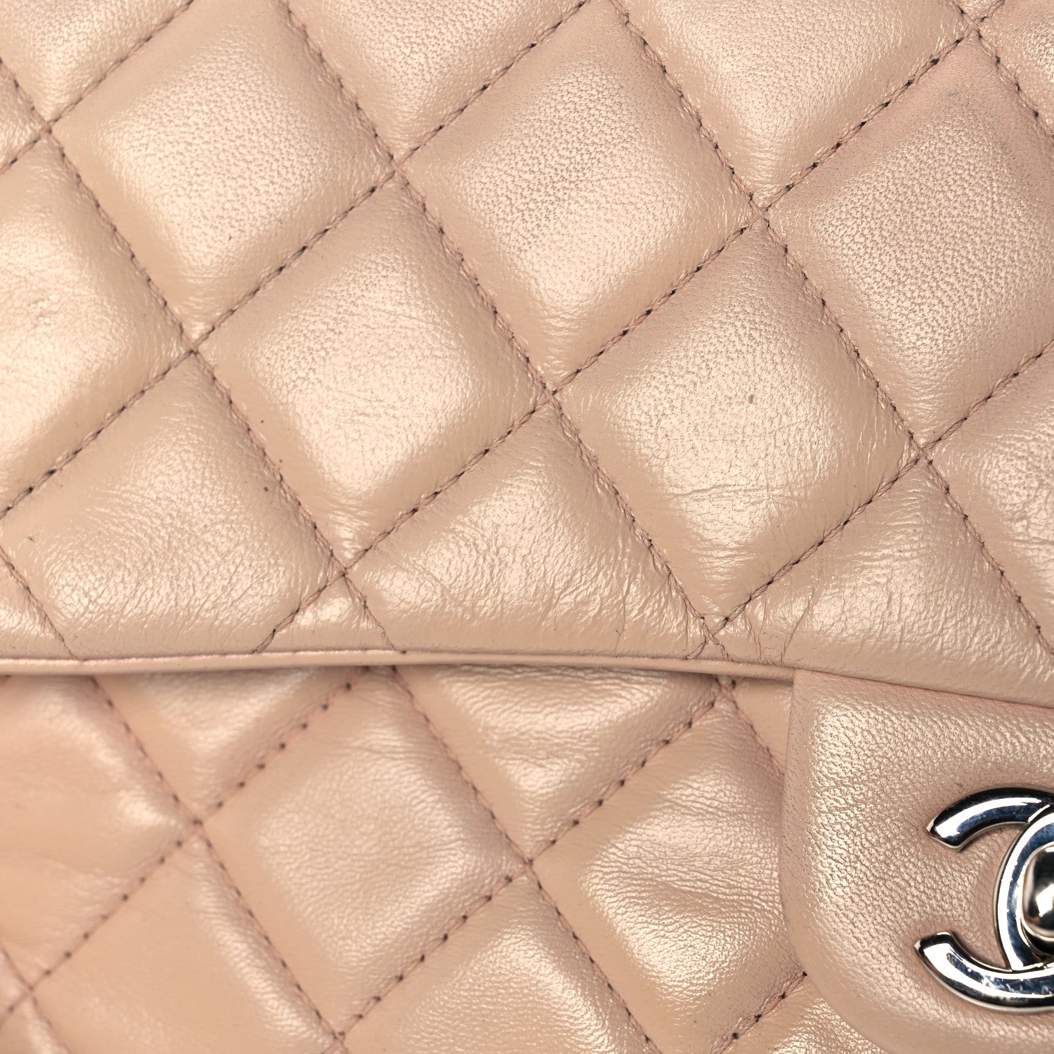 Chanel Lambskin Quilted 3 Jumbo Flap Light Pink 9 of 12