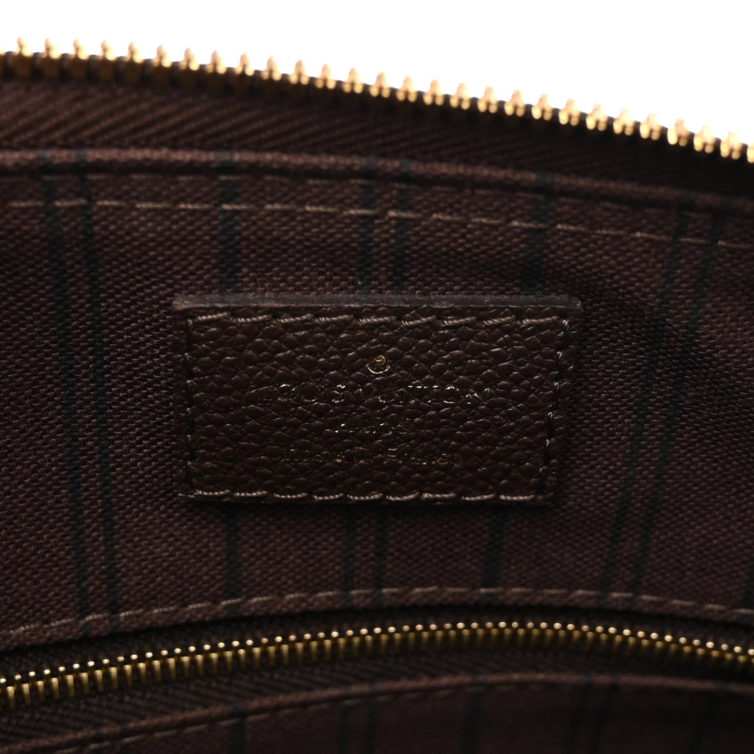 Louis Vuitton Empreinte Speedy Bandouliere 25 Chocolate 6 of 9