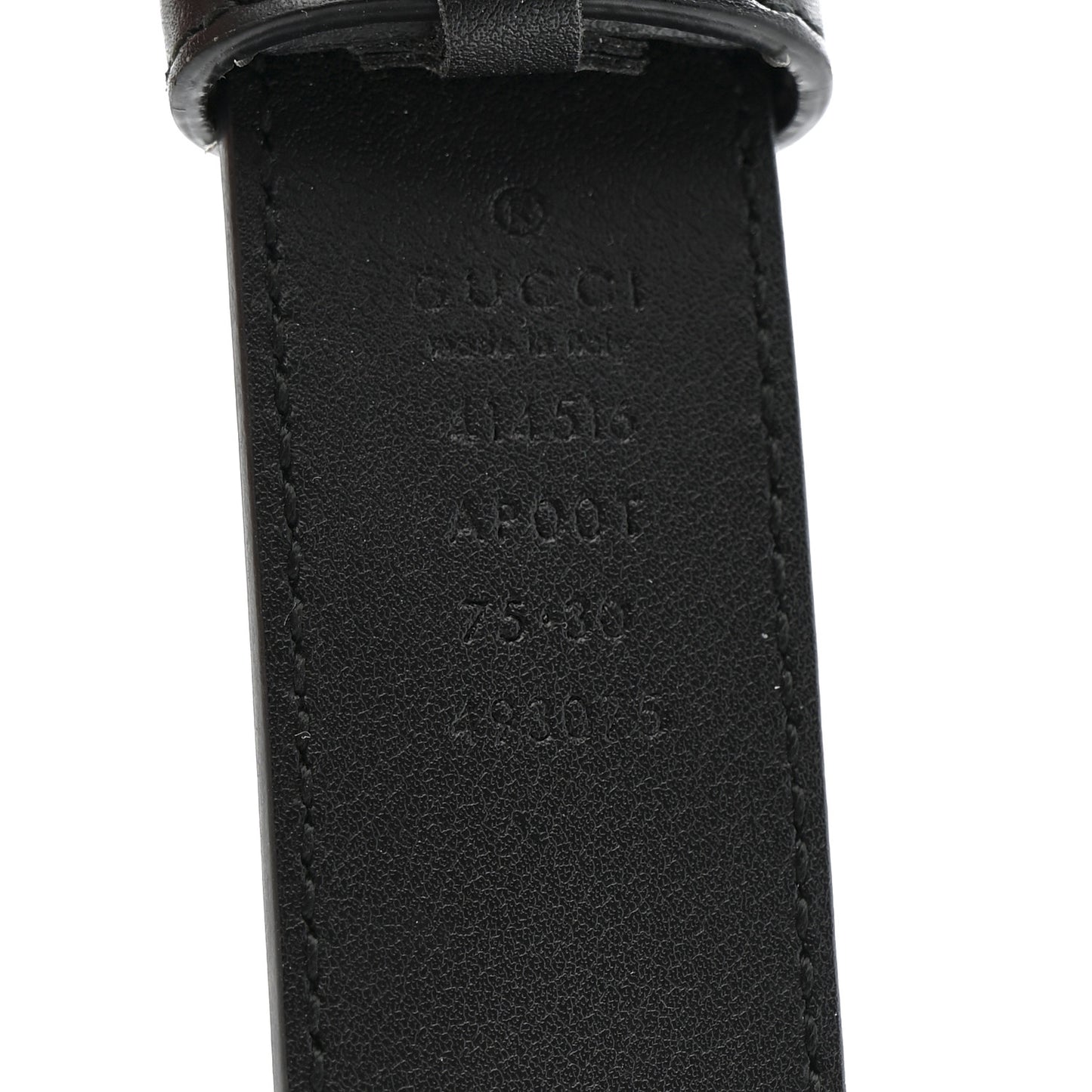 Calfskin Double G 30mm Belt 75 30 Black