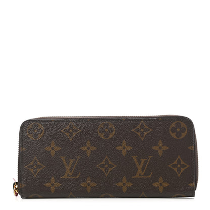 Louis Vuitton Monogram Clemence Wallet Fuchsia 1 of 7