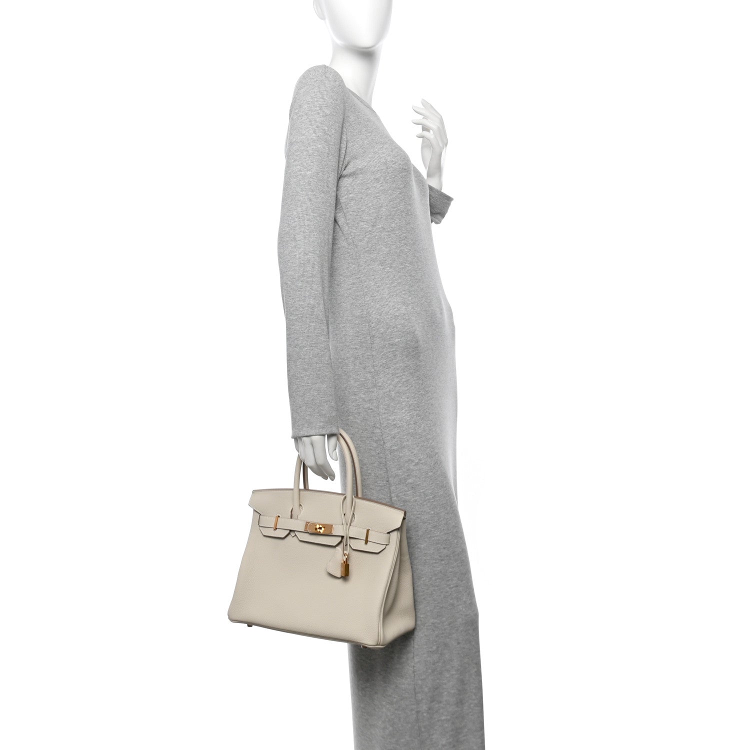Hermes Togo Birkin 30 Craie 2 of 10