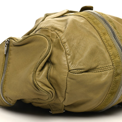 Alexander Wang Lambskin Mini Marti Backpack Green Silver Hardware 8 of 10