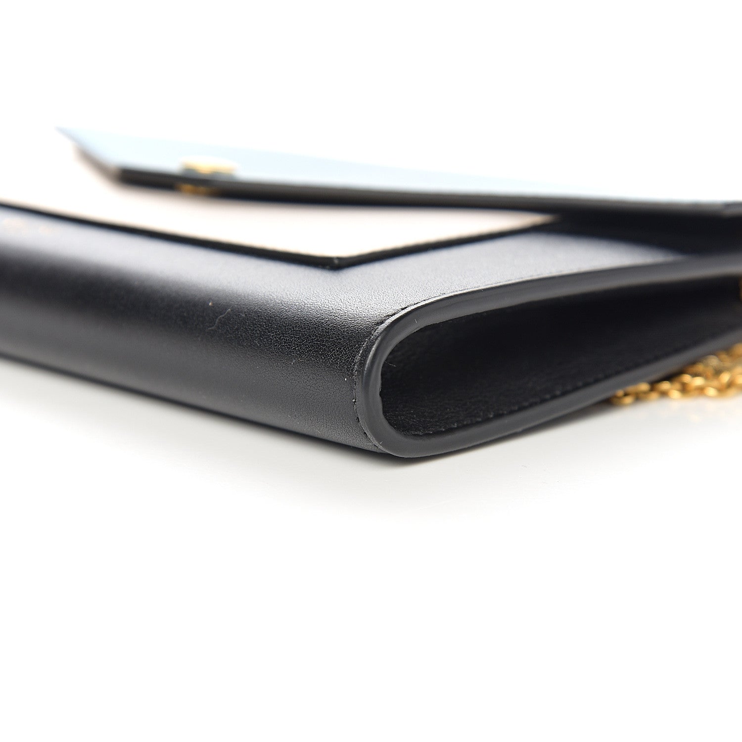 Celine Shiny Calfskin Clutch On A Chain Multicolor 7 of 9