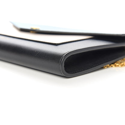 Celine Shiny Calfskin Clutch On A Chain Multicolor 7 of 9