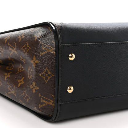 Louis Vuitton Calfskin Monogram Kimono Tote Black 9 of 10