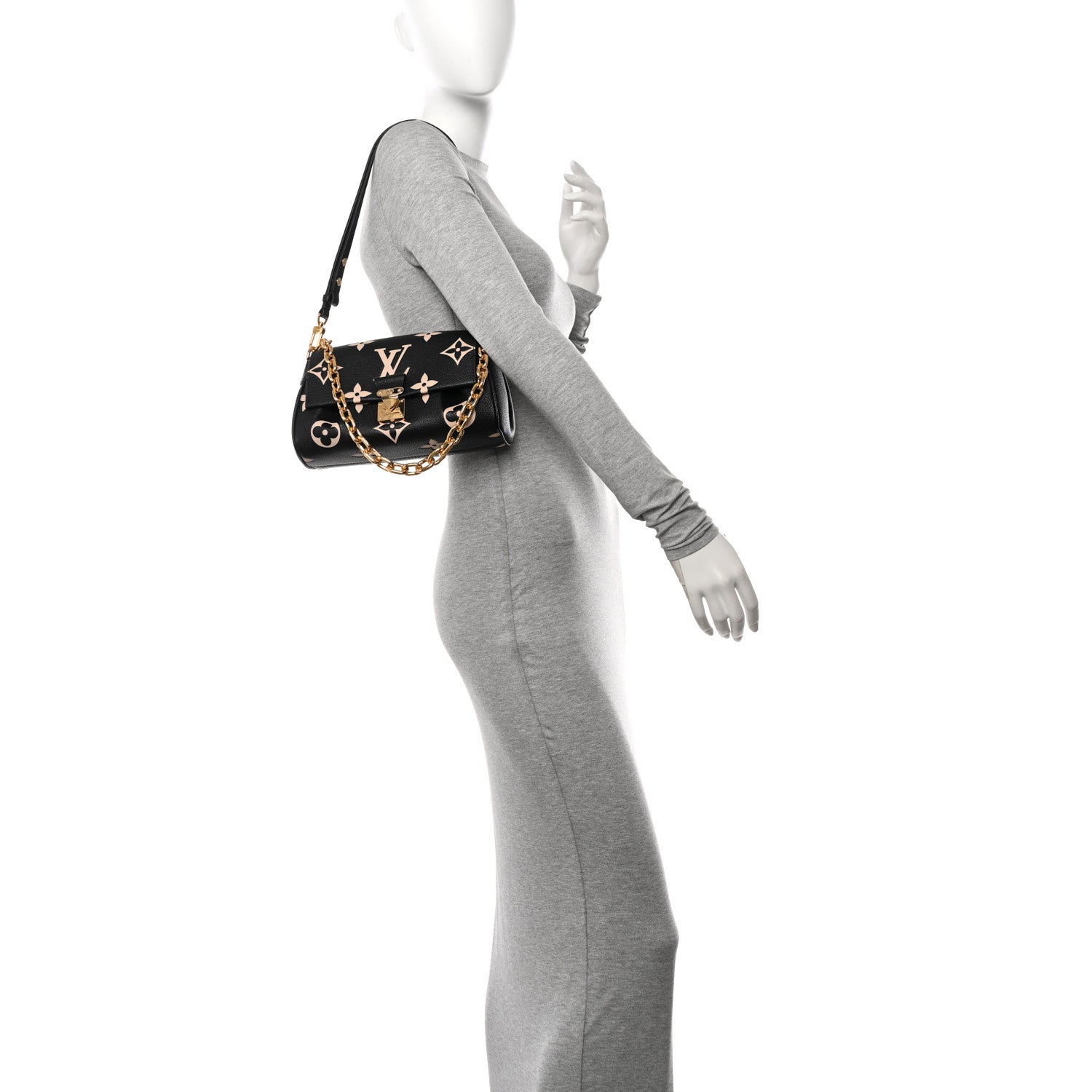 Louis Vuitton Empreinte Monogram Giant Favorite Black Beige 2 of 10