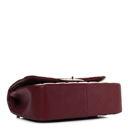 Chanel Lambskin Quilted Jumbo Double Flap Burgundy 4 of 15
