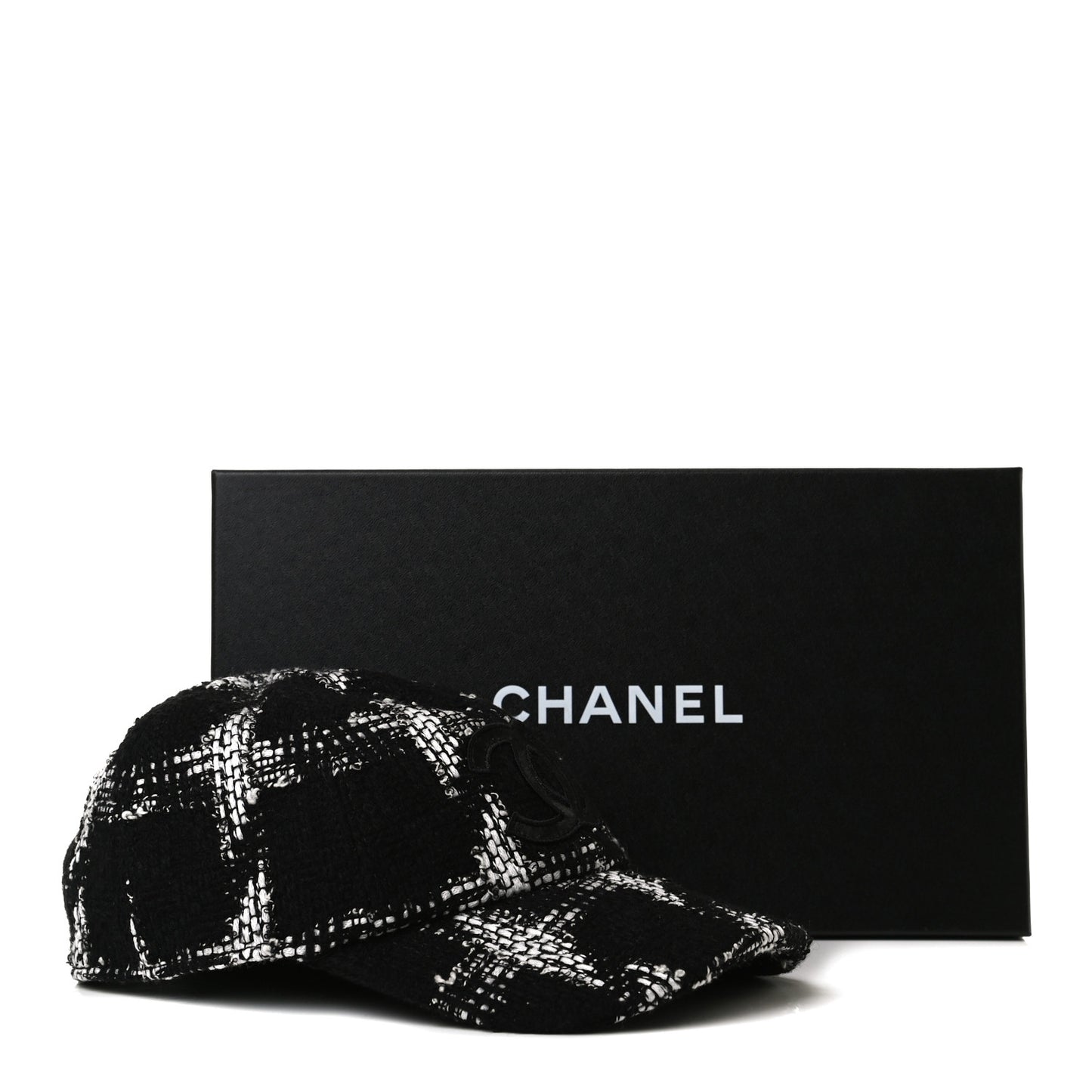 Tweed CC Cap Hat S Black White