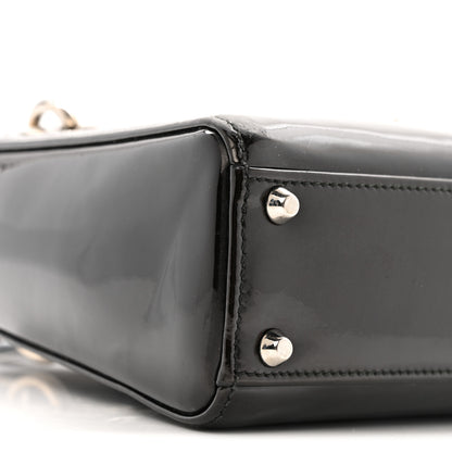 Christian Dior Patent Mini Lady Dior Black 9 of 13
