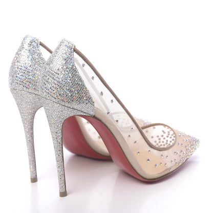 Christian Louboutin Crystal Strass Follies 100 Pumps 37 Crystal 4 of 9