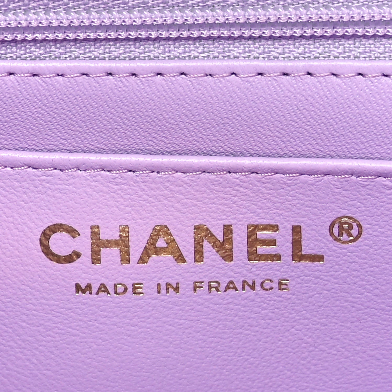 Chanel Lambskin Quilted Mini Top Handle Rectangular Flap Light Purple 6 of 10