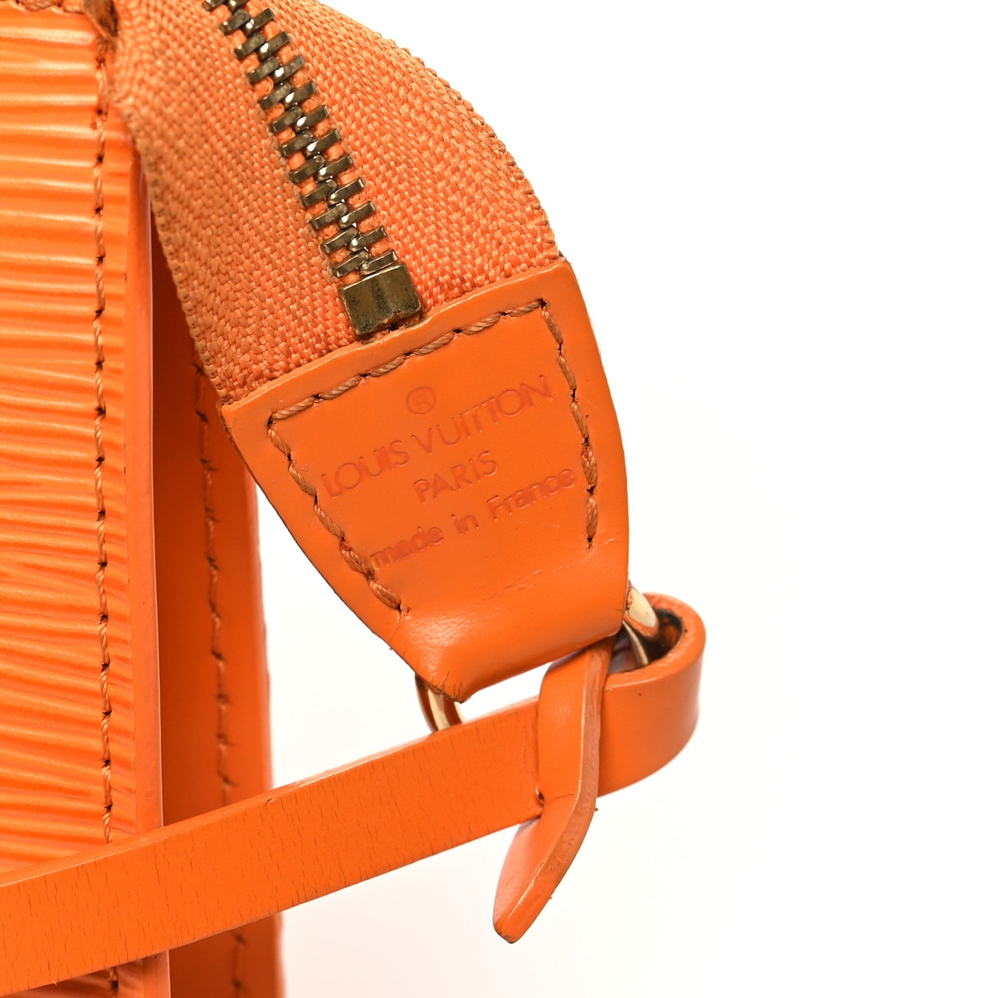 Epi Pochette Accessories 24 Mandarin