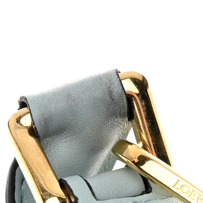 Loewe Calfskin Medium Puzzle Bag Aqua 18 of 19