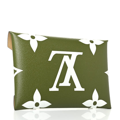Louis Vuitton Monogram Giant Large Kirigami Pochette Kaki 2 of 4