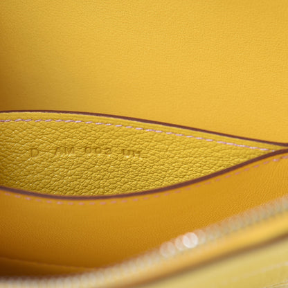 Hermes Chevre Mysore In-The-Loop-To-Go Pochette Jaune De Naples 7 of 8