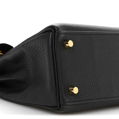 Hermes Togo Kelly Retourne 25 Black 9 of 11