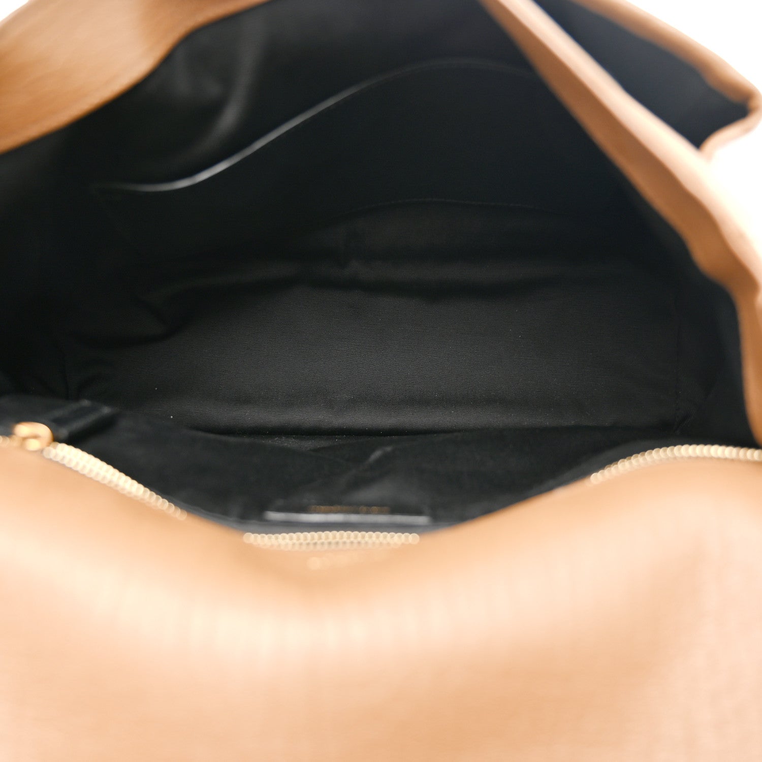 Saint Laurent Grained Lambskin Monogram Large Niki Chain Satchel Dark Cork 5 of 12