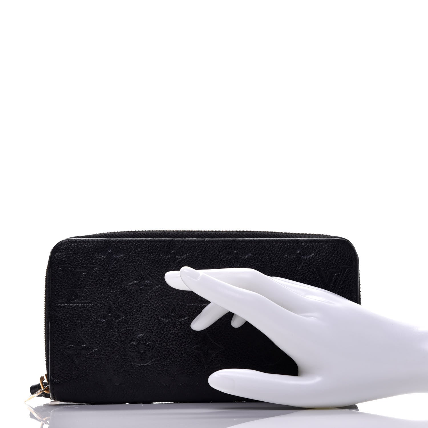 Louis Vuitton Empreinte Zippy Wallet Black 2 of 8