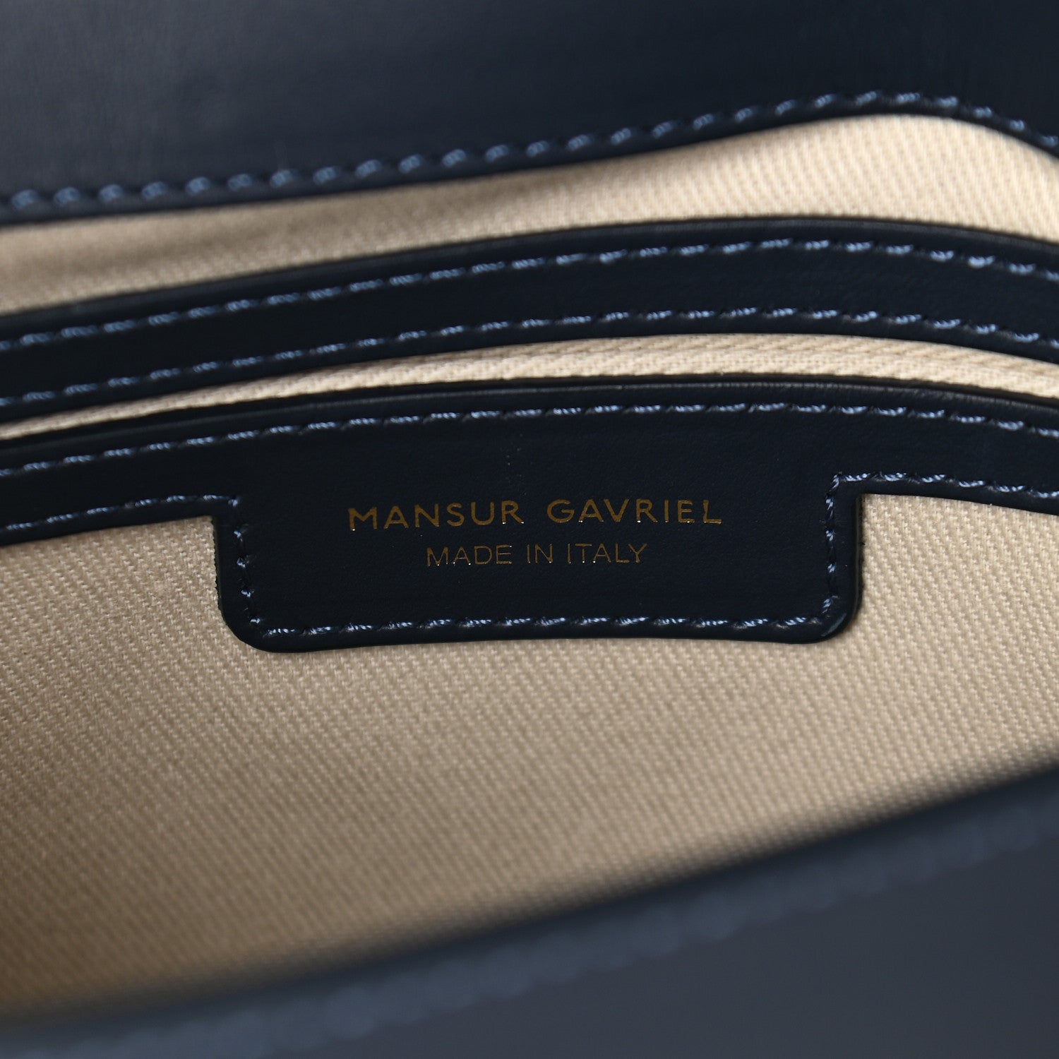 Mansur Gavriel Calfskin Flap Crossbody Bag Blu 5 of 8