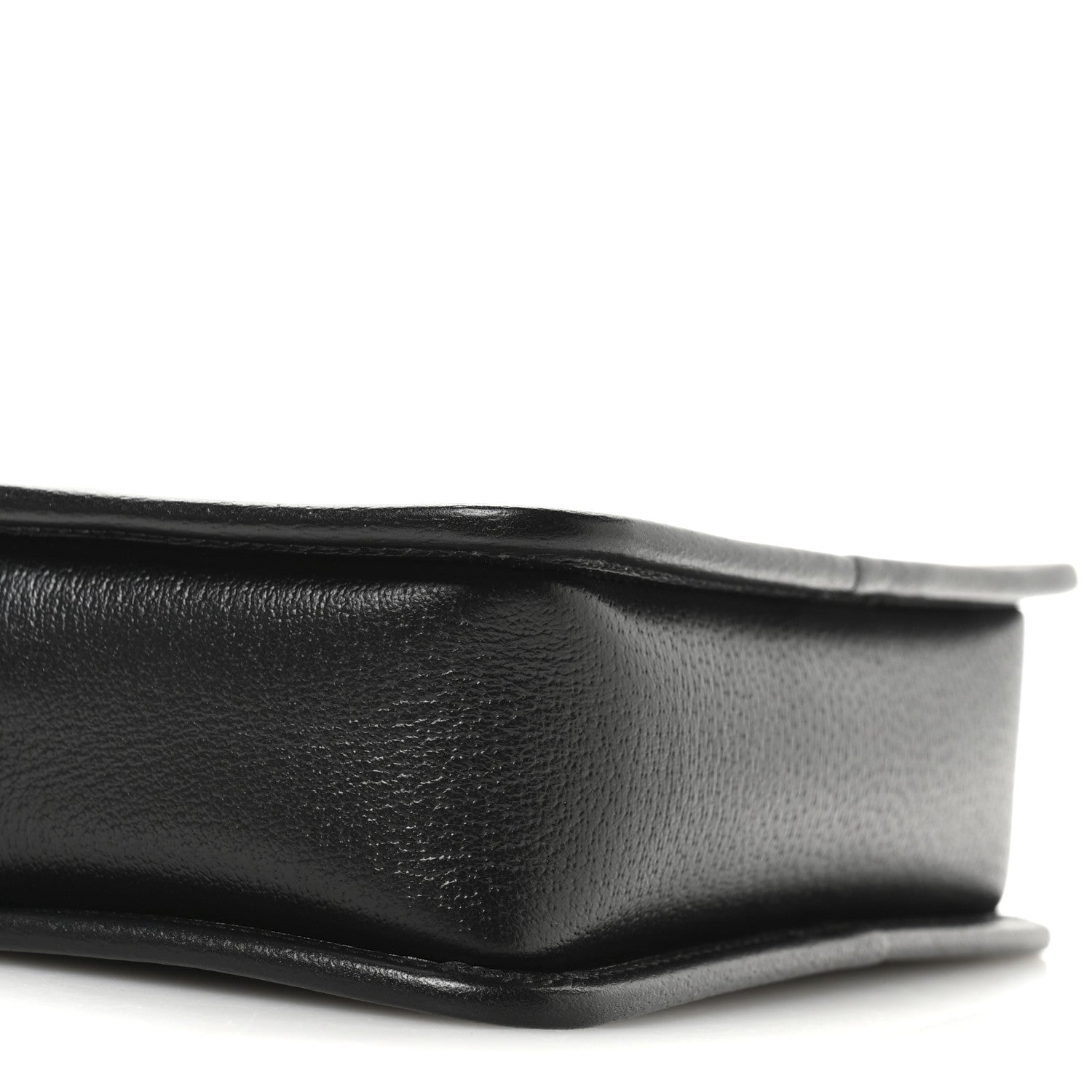 Gucci Monogram Jumbo GG Textured Dollar Calfskin Web Mini Crossbody Bag Black 9 of 11