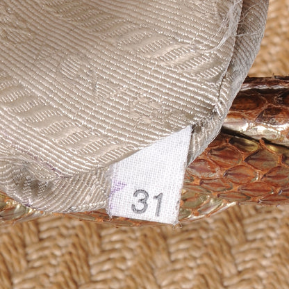 Prada Jute Python Hobo Oro 8 of 9