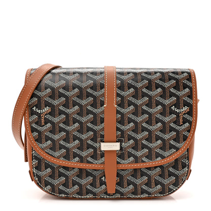 Goyard Goyardine Belvedere II PM Messenger Bag Black Gold 1 of 10