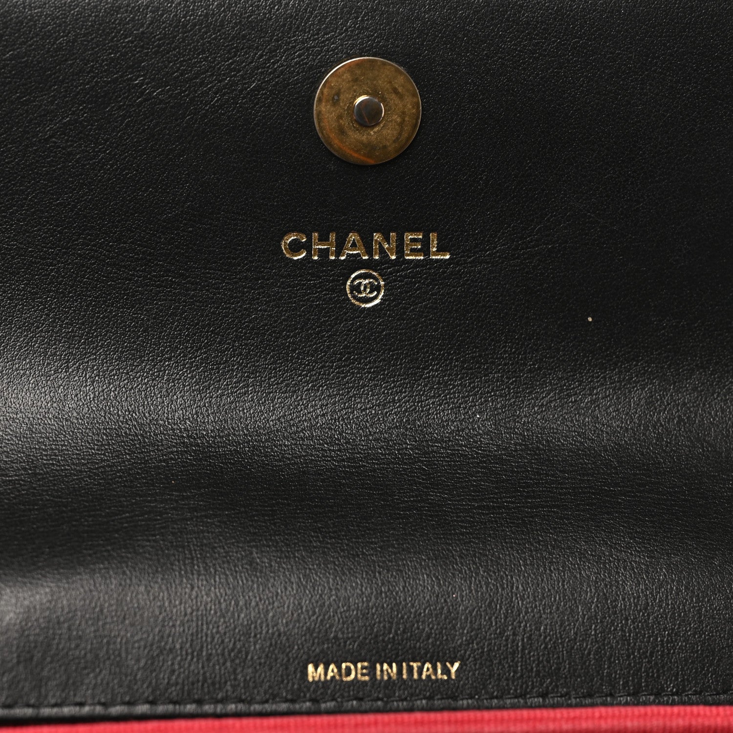 Chanel Lambskin Quilted Chanel 19 Flap Clutch Black 13 of 21