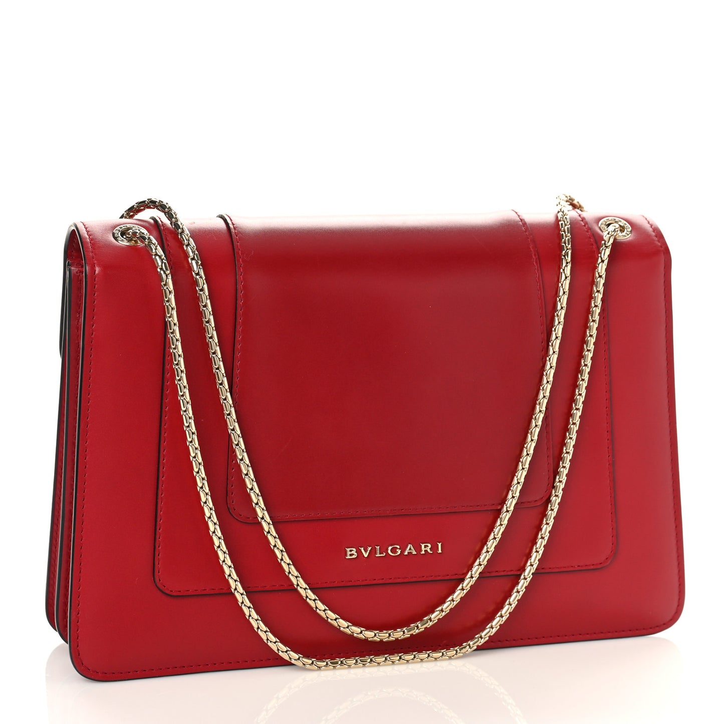 Calfskin Serpenti Forever Crossbody Bag Ruby Red