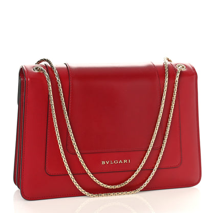 Bulgari Calfskin Serpenti Forever Crossbody Bag Ruby Red 3 of 9