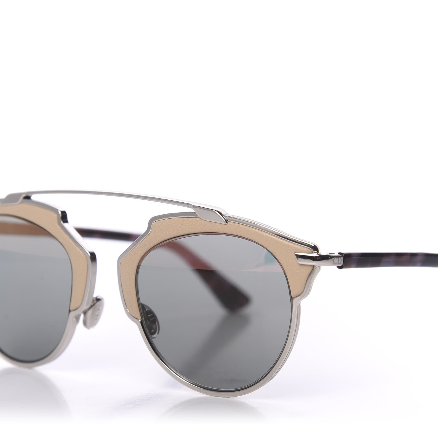 Christian Dior Mirrored So Real Sunglasses Silver Gold 7 of 8