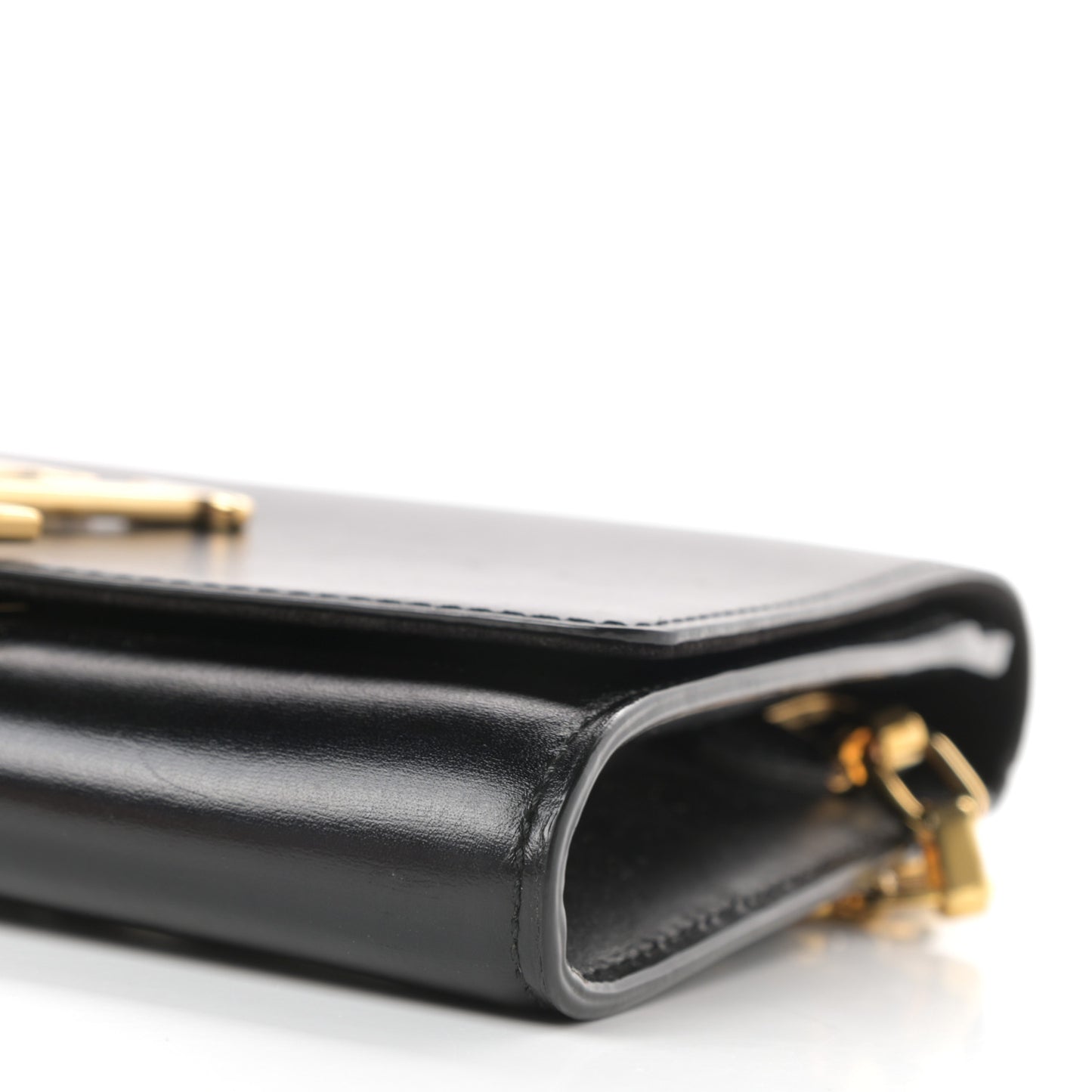 Calfskin Chain Louise MM Black