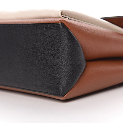 Louis Vuitton Soft Calfskin My Lockme Top Handle Caramel Creme Black 10 of 11