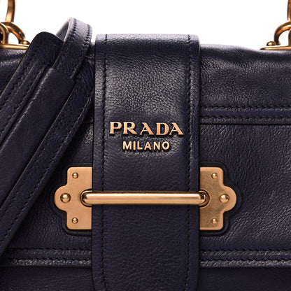 Prada Glace Calf Soft Cahier Bag Baltico Astrale 8 of 13