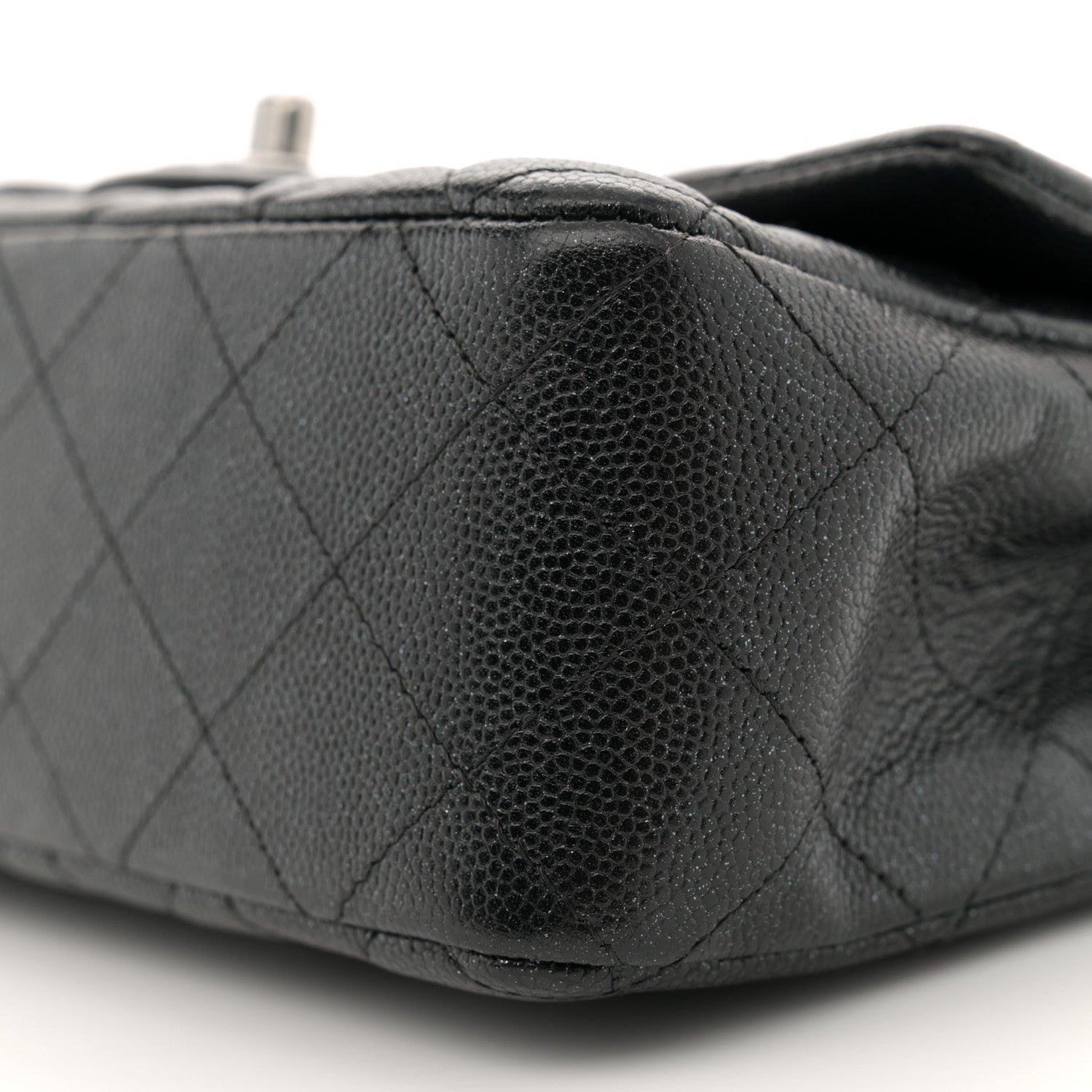 Chanel Caviar Quilted Mini Rectangular Flap Black 10 of 11