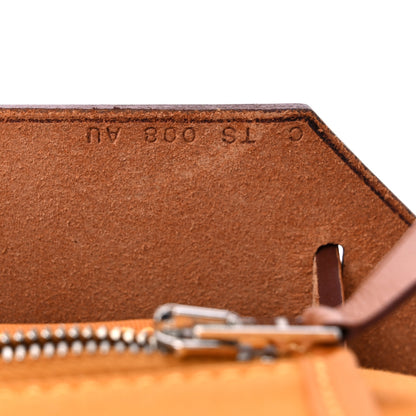 Hermes Toile Officer Vache Hunter Herbag Zip 31 PM Jaune Ambre Natural 8 of 12