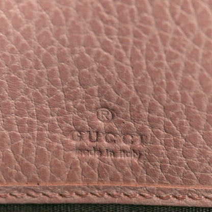 Gucci Calfskin Butterfly Farfalla Zip Around Wallet Perfect Pink 7 of 8
