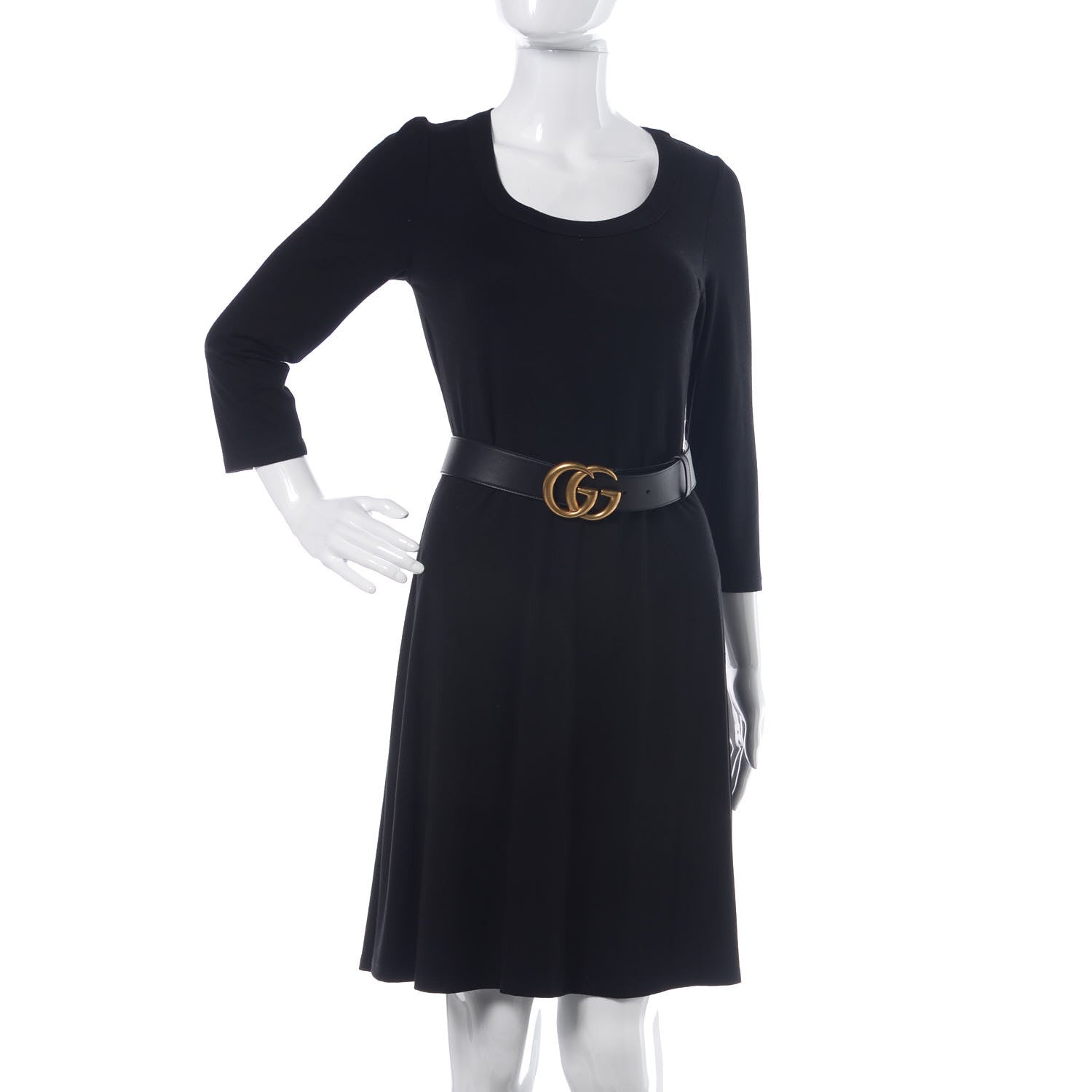 Gucci Calfskin Double G 40mm Belt 90 36 Black 2 of 8
