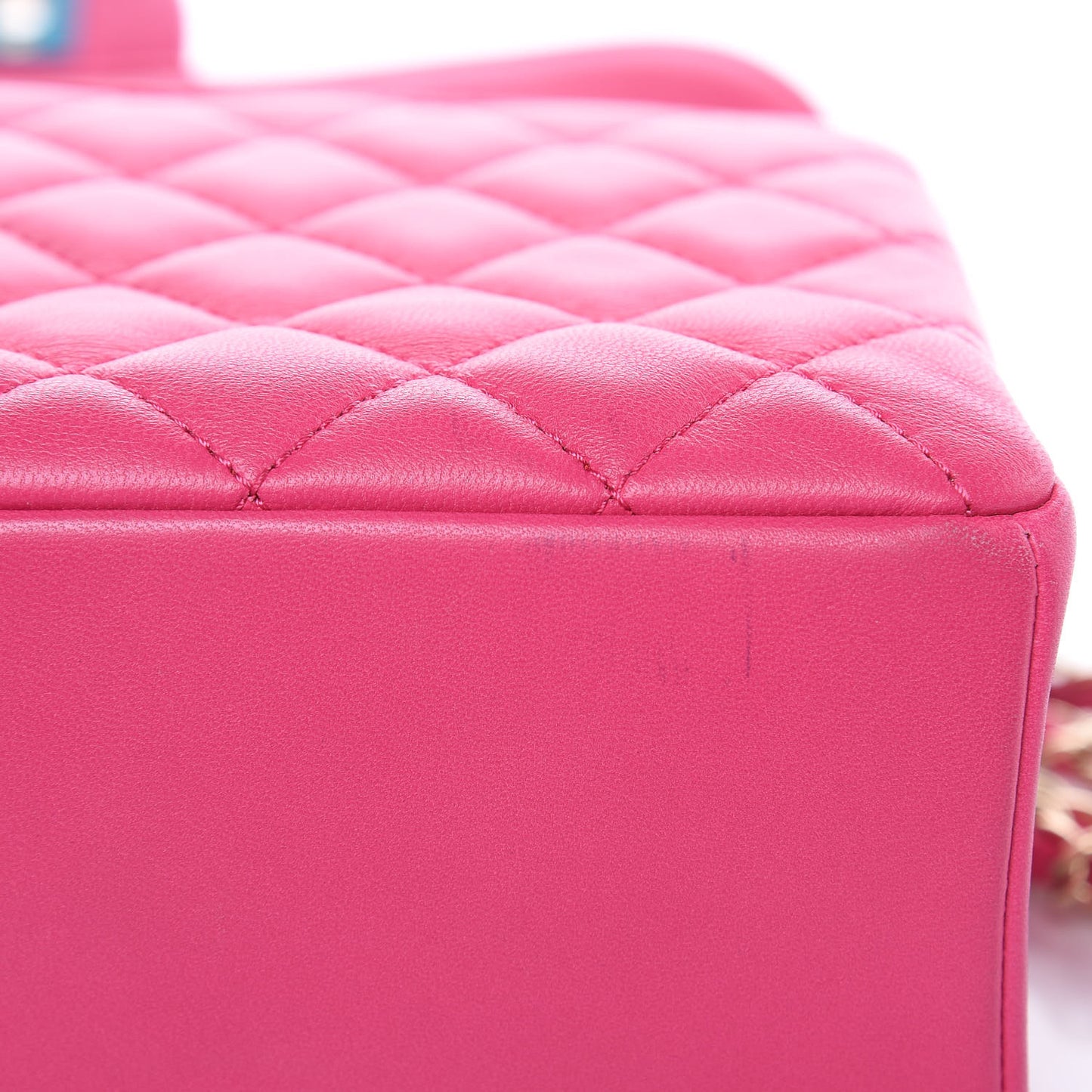 Lambskin Quilted Medium Mademoiselle Chic Flap Pink
