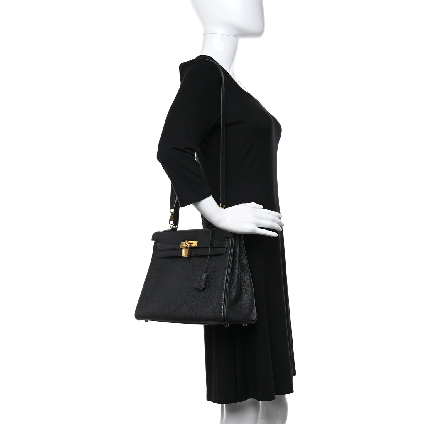 Togo Kelly Retourne 32 Black