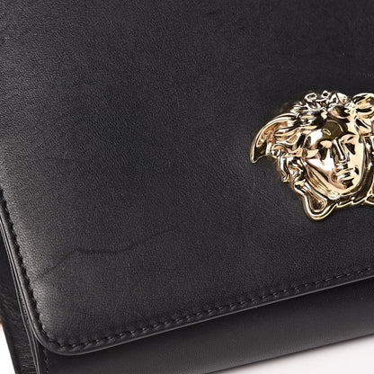 Versace Vitello Palazzo Medusa Evening Clutch Bag Black 13 of 16