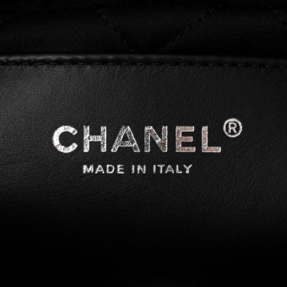 Chanel Shiny Calfskin Quilted Monochrome Mini Chanel 22 Black 6 of 10